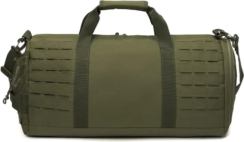 Miniatura 3 de QT&QY Bolsa táctica militar de 40 litros para hombre, bolsa de gimnasio, bolsa de viaje, bolsa de entrenamiento con compartimento para zapatos