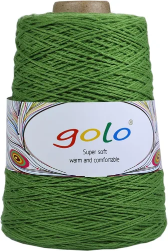 Miniatura 25 de golo Hilo de cono de lana para tejer 8.8oz 400yd 100% hilo de lana para tejer a mano 401-Blanco