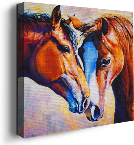 Miniatura 6 de Mavis Print - Lienzo decorativo para pared con diseño de conejo/conejo, 36 x 36 pulgadas, decoración de pared de animales impresos en HD y marco