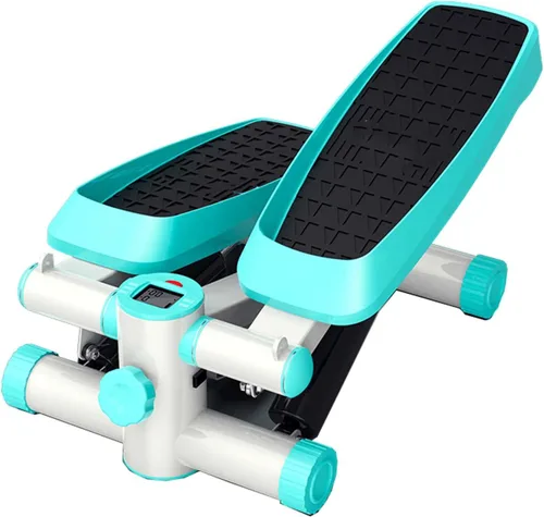 YSUEFIJO Máquina paso a paso para el hogar, mini máquina de ejercicios paso a paso, equipo de fitness antideslizante, escalón plegable de altura