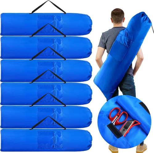 Miniatura 7 de Shinylin 6 bolsas de repuesto para sillas de campamento de 43 x 9 pulgadas, bolsa plegable para silla de campamento, bolsa de transporte grande