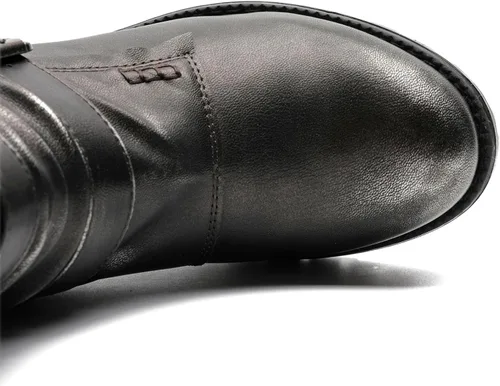 Miniatura 11 de GLOBALWIN Botas militares con cordones a media pantorrilla, para motocicleta, para festivales de moda, para mujer