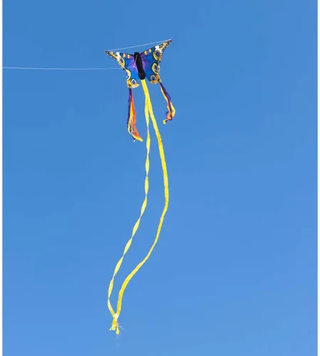 Miniatura 4 de HQ Kites R Butterfly Kite - Cometa de una sola línea de 20 pulgadas con cola