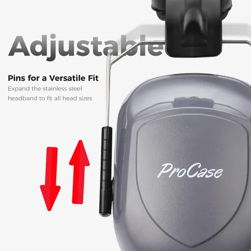 Miniatura 126 de ProCase NRR 28dB Noise Reduction Ear Muffs, Foldable Adjustable Noise Cancelling Headphones
