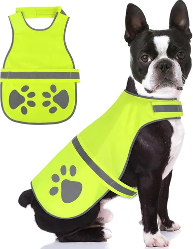 Miniatura 5 de Candofly Chaleco reflectante para perro, chaleco reflectante de alta visibilidad, chaleco ligero de seguridad para mascotas, para caminar por