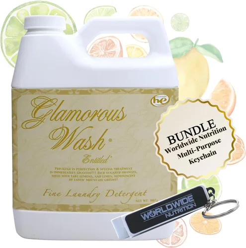 Miniatura 10 de Worldwide Nutrition Paquete Compatible con Tyler Glamorous Wash Diva Detergente Líquido para la Ropa - Lavable a Mano y a Máquina Detergente