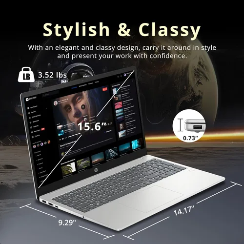 Miniatura 8 de HP Pavilion - Laptop empresarial FHD de 15.6 pulgadas, Intel i3-N305, 8 GB de RAM, 672 GB de almacenamiento