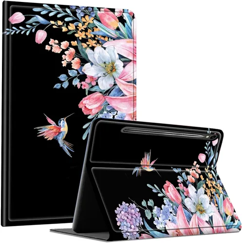 Miniatura 83 de Slim Case for Samsung Galaxy Tab S10 Lite / S10 FE / S9 FE 10.9" & Galaxy Tab S9 11", Multi-Angle Stand PU Leather Smart Folio Cover with Soft TPU