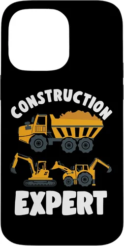 Miniatura 21 de iPhone 13 Pro Max Truck Construction Expert Excavator Digger para niño pequeño caso