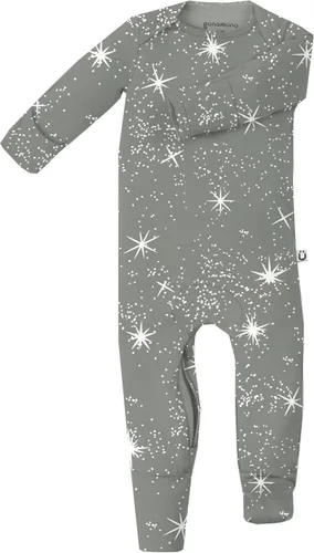 Miniatura 32 de GUNAMUNA Pijama unisex convertible ultrasuave para bebé, mameluco con cremallera para pañales, recién nacido a 24 meses