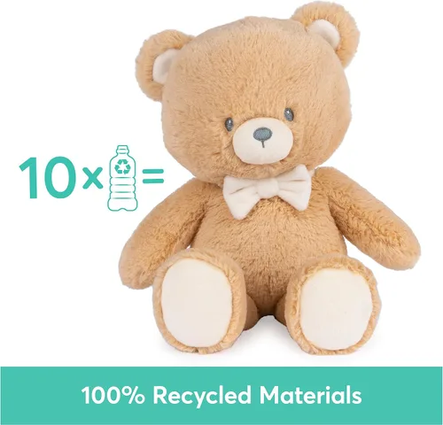 Miniatura 3 de GUND Oso de peluche sostenible para bebé, animal de peluche hecho de materiales reciclados, regalo para bebés y recién nacidos, marrón, 13 pulgadas