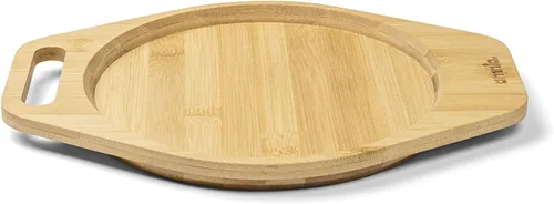 Miniatura 3 de Omnia Salvamanteles de bambú – Soporte para olla de mesa – Tabla para horno Omnia – Protección de mesa para utensilios de cocina