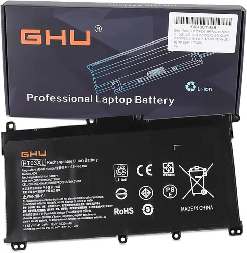 GHU HT03XL HTO3XL L11119-855 Batería para HP 14-CE 14-CF 14-CK 14-DH 15-CR 15-CS 15-CW 15-DA 15-DB 15-DW 15-DY 17-BY 17-CA 11.55V 41.9Wh