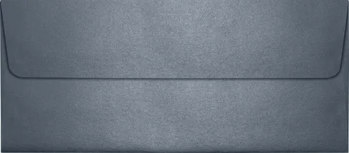 Miniatura 10 de LUXPaper Sobres comerciales #10 Despegar y prensar 4 1/8 pulgadas x 9 1/2 pulgadas aguamarina metálica Texto de 80 libras 50 unidades Azul