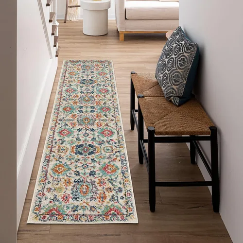 Miniatura 12 de Mohawk Home Grove Elms - Alfombra floral bohemia de 7 pies 10 pulgadas x 10 pies, perfecta para sala de estar, comedor, oficina Beige