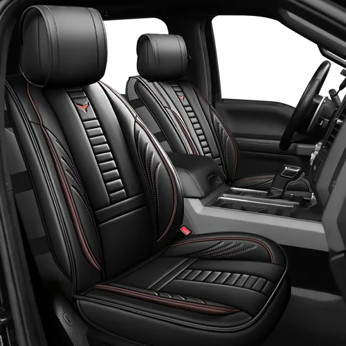 Miniatura 11 de Tacoma - Fundas de asiento de camioneta, protectores de asiento personalizados para Toyota Tacoma 2008, impermeables, de piel sintética, protección