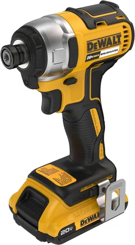 Miniatura 7 de DEWALT Atornillador de Impacto 20V MAX, 1/4 Pulgada, Batería y Cargador Incluidos (DCF787D1)