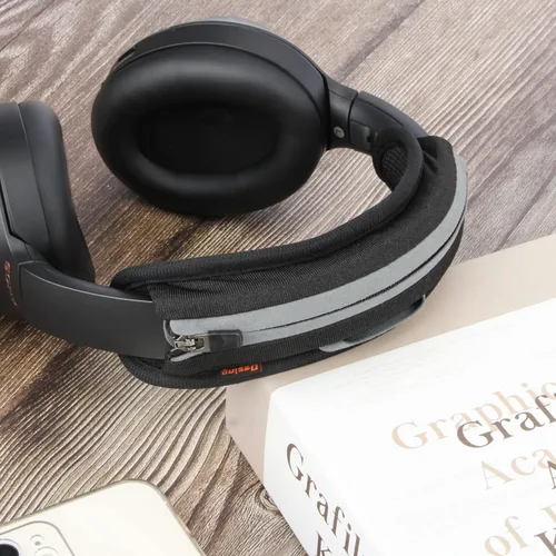 Miniatura 6 de Funda universal de repuesto para diadema de auriculares, funda de cojín para diadema compatible con Sony, Bose, Beats, JBL Protector de banda