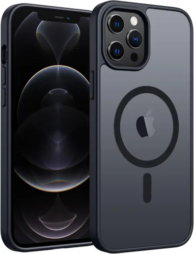 Miniatura 102 de FNTCASE Funda para iPhone 13 Pro: Fundas magnéticas translúcidas mate delgadas con protector de pantalla de vidrio templado