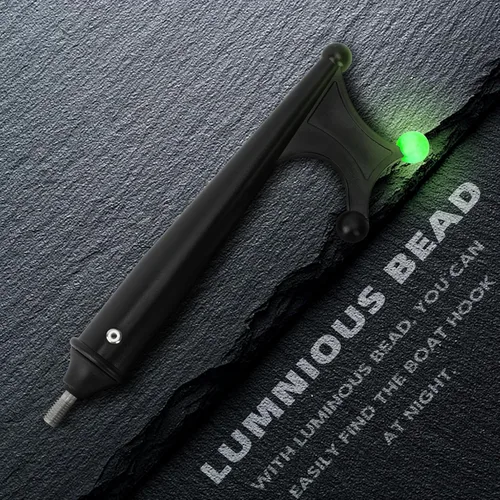 Miniatura 5 de SANLIKE Telescopic Boat Hook - Scratch-Resistant Boat Hook with Luminous Bead Boating Push Pole for Docking