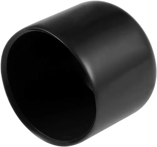 Miniatura 67 de uxcell 25 tapas de goma de 0.787 in de vinilo de identificación redonda tapa tapa de rosca de tornillo protectores negro