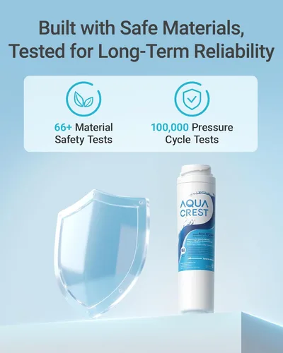 Miniatura 7 de AQUA CREST FQSVF FQSVN - Filtro de agua para debajo del fregadero, repuesto para GE FQSVF, FQSVN, FQSLF, certificado NSF 53 y 42, compatible con GE