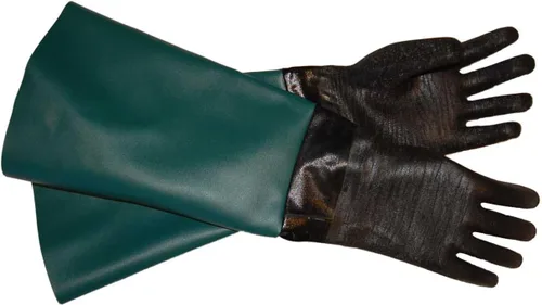 Guantes para gabinete de chorro de arena con chorro de arena, 5.5 x 24 pulgadas, fabricados en Estados Unidos