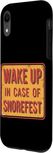 Miniatura 2 de Snorefest Funny Sarcastic Mom Boss Parent Team Work Jokes Case for iPhone XR
