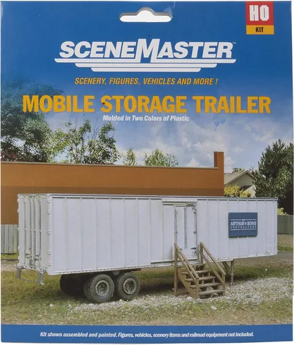 Miniatura 3 de Walthers, Inc. Kit de remolque de almacenamiento para obras de construcción