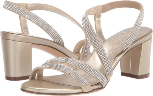 Miniatura 7 de Naturalizer Sandalias de tacón Vanessa para mujer, Oro
