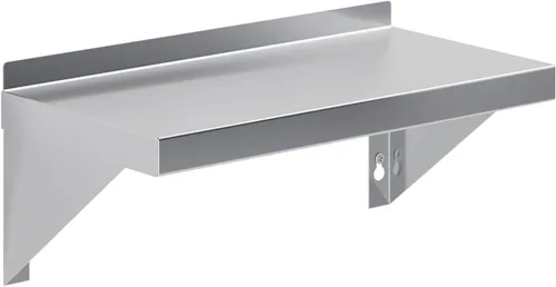 Miniatura 15 de AmGood Estante de pared de acero inoxidable de 18 x 72 pulgadas Estantería de metal para electrodomésticos y equipos Cocina, restaurante