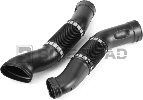 Miniatura 8 de Tubo de manguera de entrada de aire compatible con Mercedes Benz AMG SL500 S430 S500 S55 2000-2006 (reemplaza a 1130942782 + 1130942682)