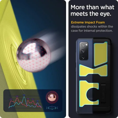 Miniatura 3 de Spigen Tough Armor diseñado para Galaxy S20 FE Case (2020) - Negro