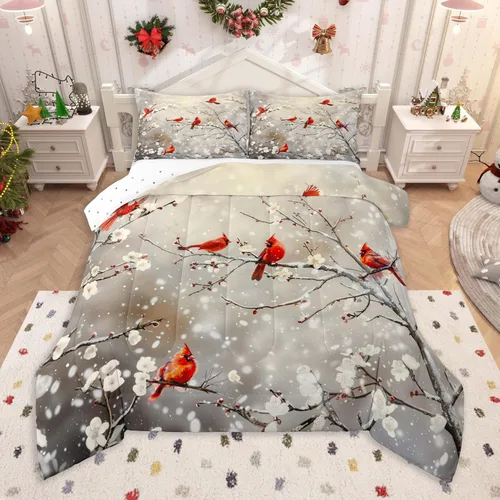 Miniatura 37 de Feelyou Juego de edredón de sandía, tamaño individual, juego de ropa de cama de frutas frescas de verano para niños, decoración de frutas rojas, 1