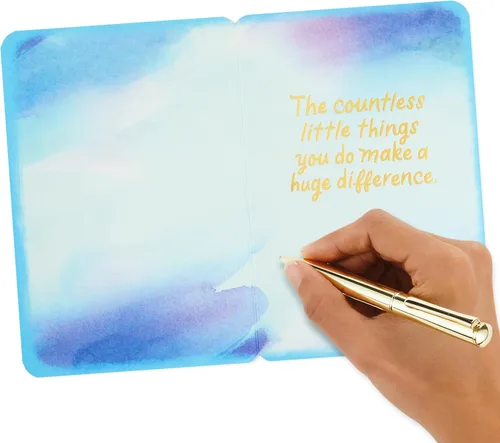 Miniatura 4 de Hallmark Paquete de tarjetas de agradecimiento, tarjetas del día de la enfermera (4 tarjetas con sobres, cuidado que das)