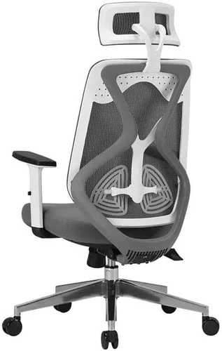 Cómoda silla de oficina con respaldo ergonómico Silla de oficina giratoria con brazos ajustables de apoyo (un color)