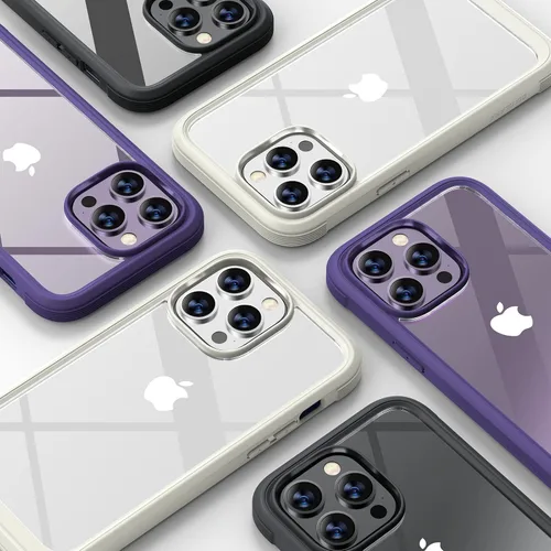 Miniatura 76 de Diaclara Funda diseñada para iPhone 16, mejorada [protección completa de la cámara], carcasa resistente de cuerpo completo con protector de pantalla