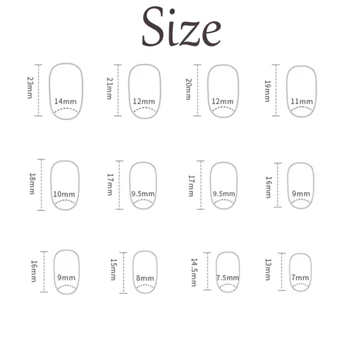 Miniatura 6 de 24 uñas postizas a presión con punta francesa, uñas postizas medianas, cortas, acrílicas, cobertura completa, color blanco, uñas postizas