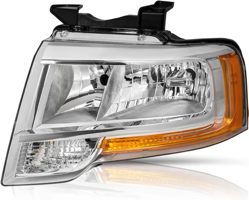 Miniatura 19 de TUSDAR Conjunto de faros delanteros con bombillas para Ford Expedition 15, 16, 17, lado izquierdo del conductor, repuesto de faros delanteros