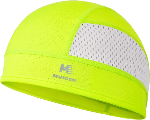 Miniatura 13 de MELASA Gorras de calavera refrescante, forro de malla ligera debajo del casco, ciclismo, motocicleta, casco duro para hombres y mujeres