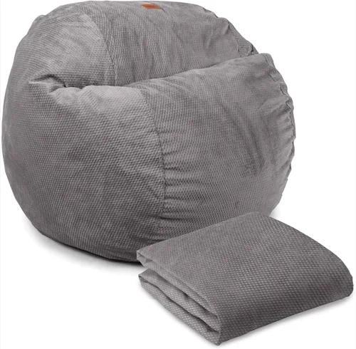 Miniatura 12 de CordaRoy's Funda para puf de felpilla tamaño Queen (el puf se vende por separado), selva tropical
