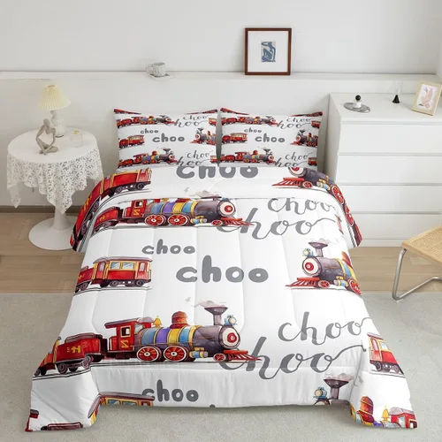 Miniatura 25 de Juego de edredón de nido de abeja, juego de ropa de cama geométrico verde y rojo, tamaño individual, juego de edredón reversible negro con colmena
