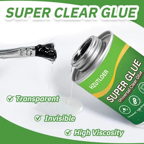 Miniatura 7 de Super Glue,Clear Glue with Brush,All Purpose Strong Adhesive,Instant Superglue Multi-Purpose Glue for