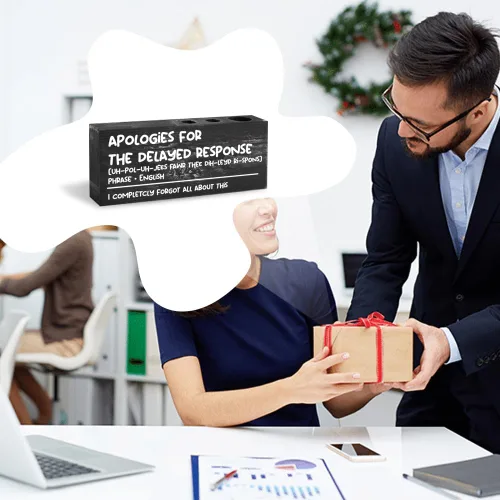 Miniatura 6 de WWBDESK9 - Portalápices de madera rústica para oficina en casa, divertido organizador de escritorio, regalo para compañeros de trabajo, hombres