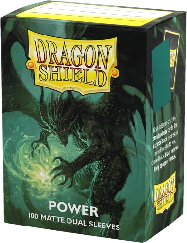 Miniatura 31 de Dragon Shield Fundas para cartas mate de tamaño estándar dual 100 unidades - Fundas TCG premium suaves y resistentes - Compatibles con Pokémon