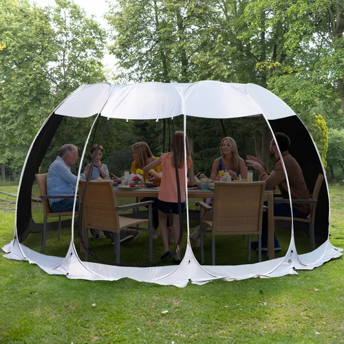Miniatura 17 de Alvantor Tienda de campaña desplegable para casa, cenador instantáneo al aire libre con mosquitera y protección solar UPF 50+, refugio portátil