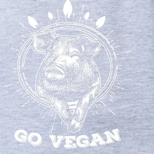 Miniatura 2 de CafePress Go Vegan Vegetarian Veganis Cute Infant Baby Football Bodysuit