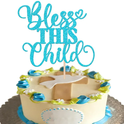 Miniatura 30 de 24 piezas de decoración para cupcakes con purpurina y paloma para magdalenas, para primera comunión, tema de bautismo cristiano, baby shower, fiesta