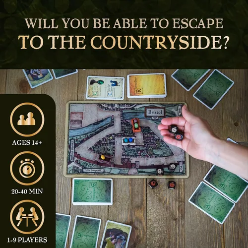 Miniatura 5 de Bristol 1350 Juego de mesa de estrategia, engaño y suerte para 1-9 jugadores