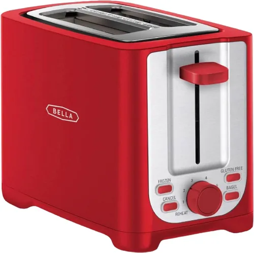 Miniatura 10 de BELLA Tostadora de 4 rebanadas con apagado automático - Ranuras extra anchas y bandeja de migas extraíble y función de cancelar, descongelar